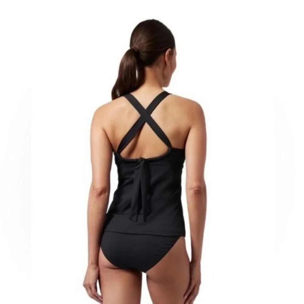 Athleta Womens Plunge‎ Swim Tankini Swim Tank  UPF 50+ Beach XXS
